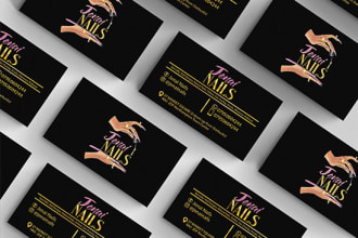 design professional business card, greeting card, thank you card