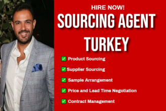 be your turkish sourcing agent and business representative