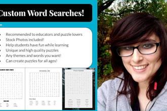create custom and educational word searches