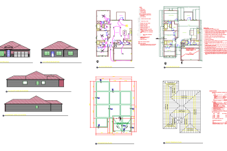 design 2d architectural floor plan, blueprint in autocad