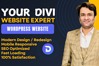 be your wordpress website developer and divi expert