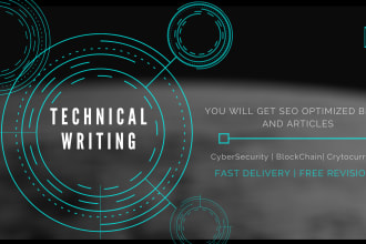 write cybersecurity and cloud computing articles and blogs