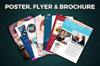 design a professional business poster and event flyers or poster
