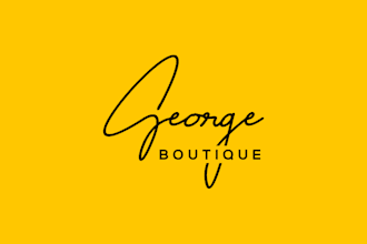 design modern handwritten signature logo