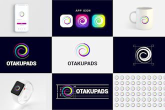 do modern minimalist business logo design with brand style guides