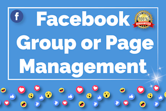 setup and manage your facebook group or page