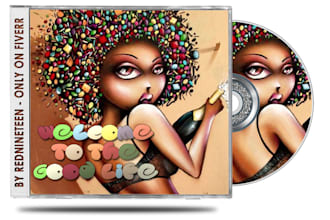 design a unique album cover and an illustration
