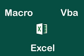 create excel vba macros,formulas and functions