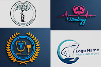 design medical healthcare and wellness logo