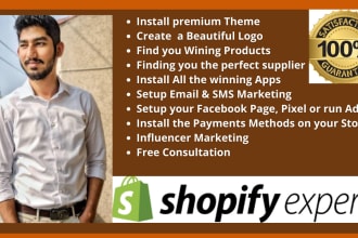 be your shopify expert for your shopify dropshipping store