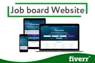 design a job  board  or job portal website in wordpress