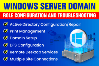 windows server configuration and troubleshooting