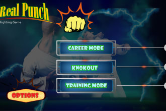 design twitch overlay and UI for the karate game