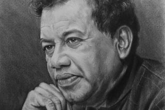 draw realistic pencil sketch portrait from a photo