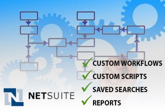 netsuite custom workflows, searches, reports and scripts