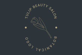 design feminine modern botanical hand drawn logo