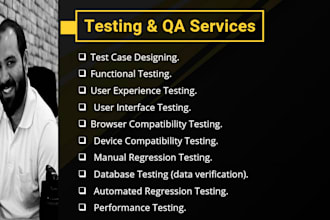 perform functional, usability, and regression testing on a website or app