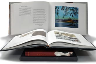create innovative poetry book and coffee table book, cookbook