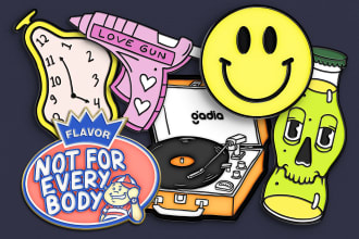 create awesome custom enamel pin design
