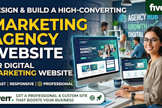 design marketing agency website, digital marketing website