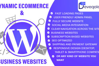 design and develop a dynamic and modern wordpress website