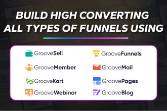 clone or setup website, membership, funnel in groove funnel, groovepages