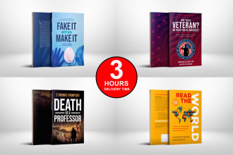 do unique book cover design,e book cover design