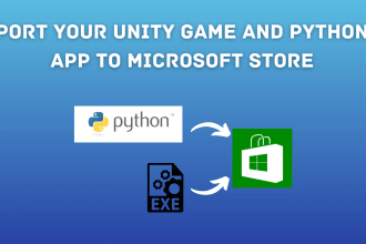 port your unity game, python app to microsoft windows store