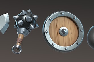 make stylized 3d assets for your game