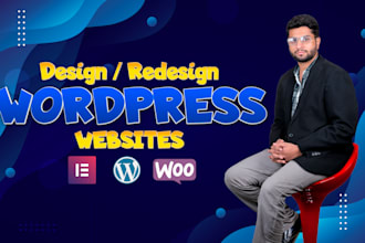 design, redesign, build, rebuild, clone, edit, fix or revamp wordpress website