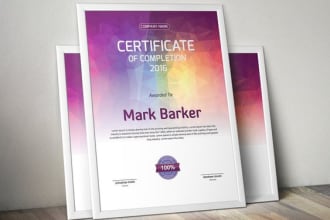 do professional certificate,diploma  templates and award