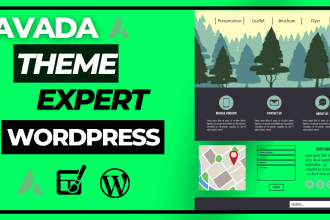 build your website using avada theme within 24 hours
