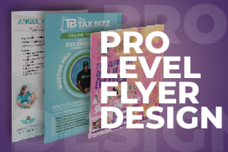 do creative business ,webinar or educational flyers