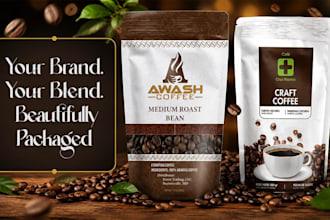 do coffee packaging and coffee label design