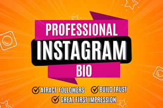 create a high performing instagram bio