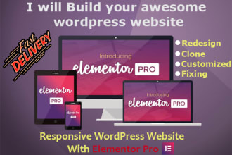 solved wordpress related problems and elementor, page builder