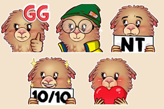create custom twitch and discord emotes