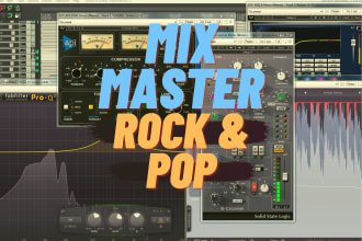 do mixing and mastering of rock and pop music