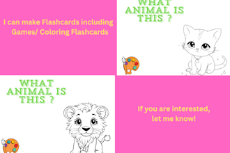 make educational  flashcards, interesting video about english phonics