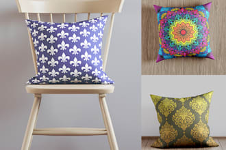 design patterns for pillows, cushions, etc