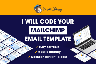 code your mailchimp email template