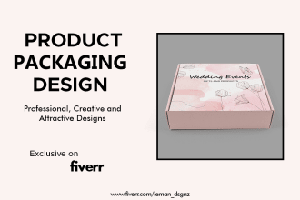 design subscription or mailer box packaging designing