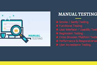 create and execute manual test cases for your app and website