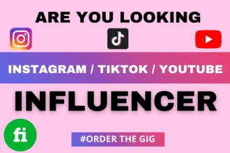 find best instagram, tiktok, youtube influencers