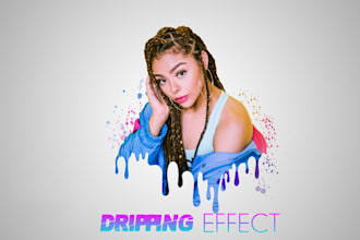 do dripping effect in photoshop