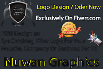 design an eye catching killer Logo for you