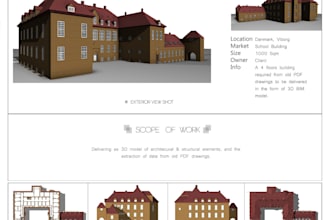 convert old PDF into revit model