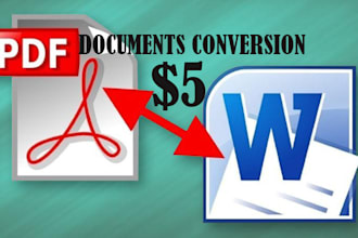 convert PDF to word and word to PDF
