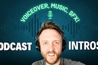 voice and produce your podcast intro and outro