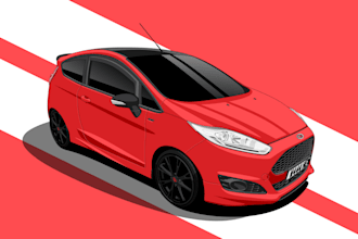draw a vector tracing car or any vehicle